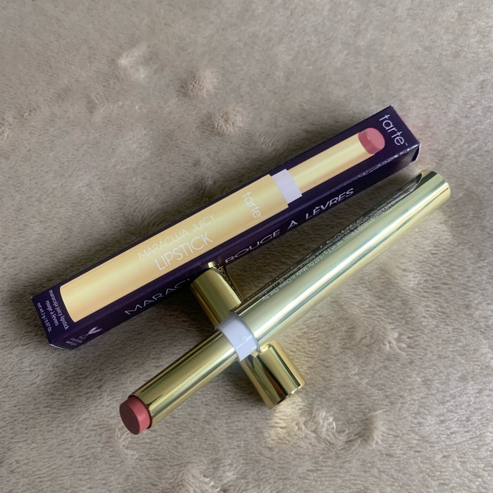 Tarte Maracuja Juicy Satin Lipstick in Rose BNIB - Picture 7 of 15